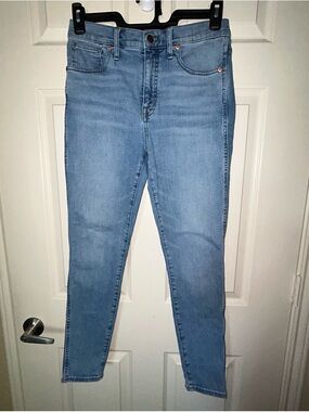 Madewell 10” High Rise Skinny Jeans Women’s Size 29 Blue Stretch Denim